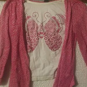 Girls shirt with sweater